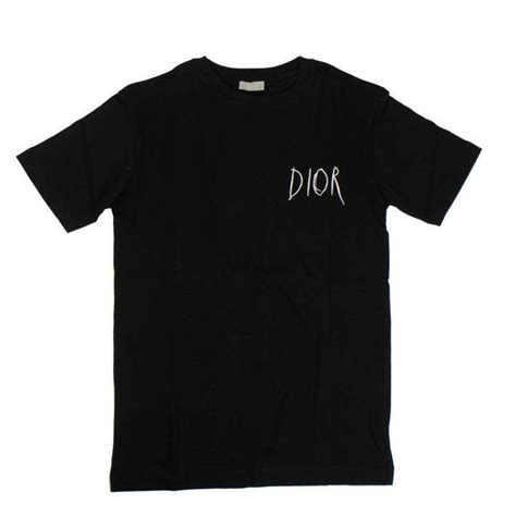 black and blue dior t shirt|christian dior shirt black.